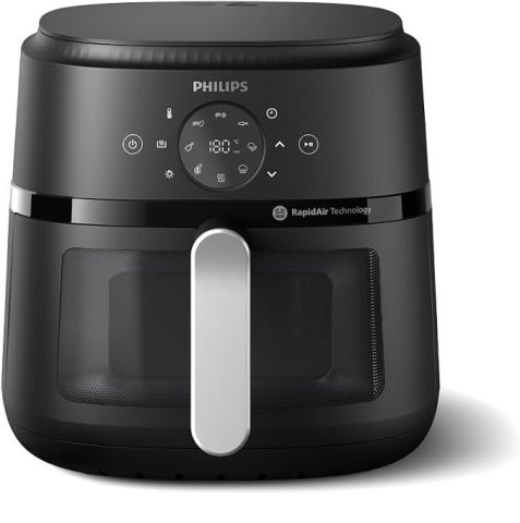 Modyhan PHILIPS NA231/00 Air Fryer 1700 Watt 6.2 Liter - Black