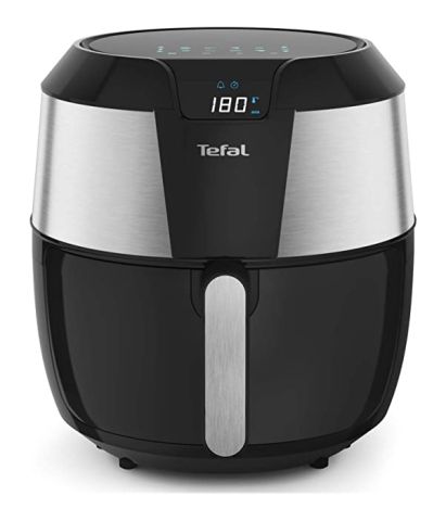 TEFAL Easy Fry Oil-less Fryer XXL, 1800 Watts, Black/Silver, EY701D28