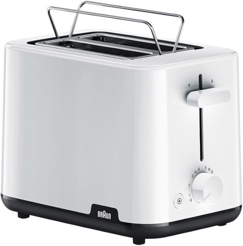 Modyhan Braun HT1010 Toaster 2 Slots 900 Watt - White