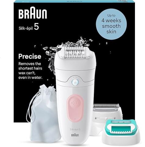Modyhan Braun SE5-050 Silk epil 5 Epilator for Women - White