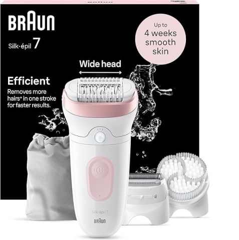 Modyhan Braun SE7‑060 Silk-épil 7 Hair Removal for Woman Wet & Dry - Pink