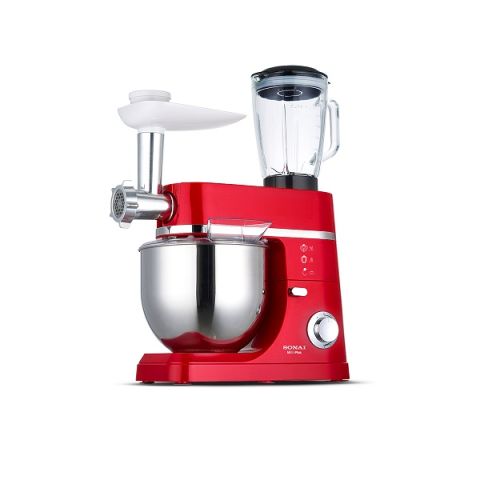 Modyhan Sonai Stand Mixer SH-M1050 Mixi Plus 1200 Watt – Red