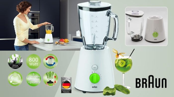 Braun JB3060 Tribute Collection 800-watt Glass Jar Blender Online